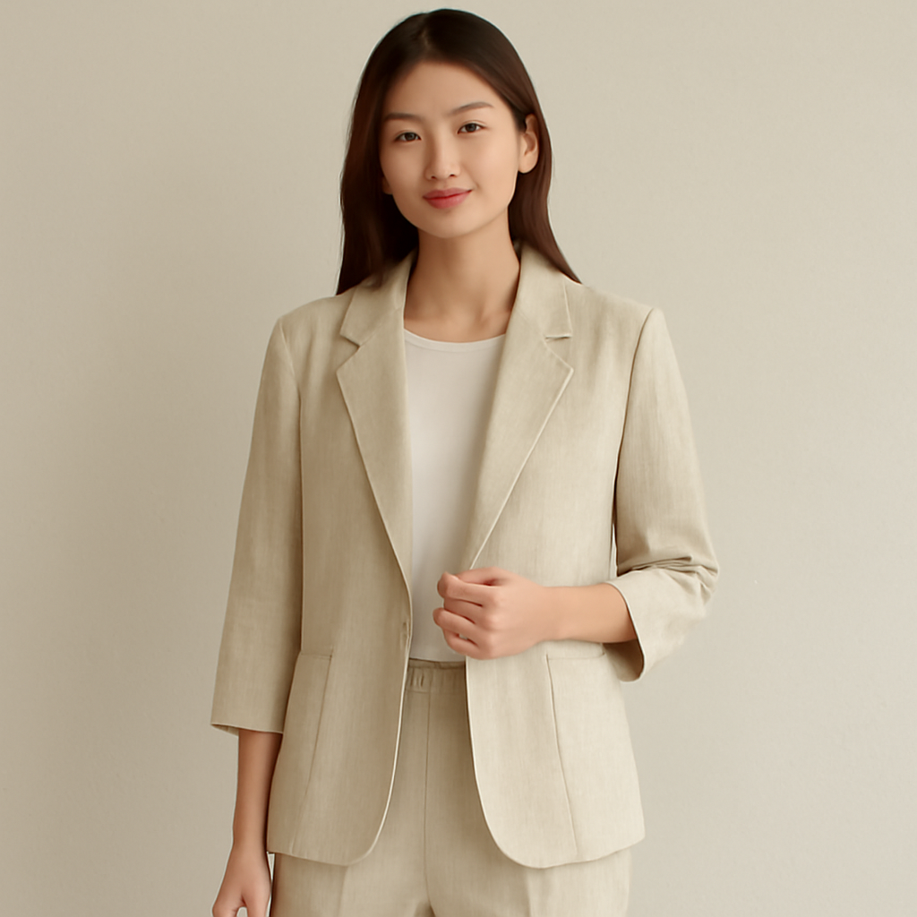 여성린넨자켓 대표 이미지